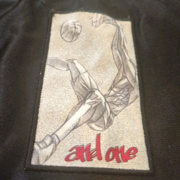 VTG And1 Men's XL Sleeveless Shiny Jersey Carmelo Basketball NBA Nuggets Y2K - Picture 2 of 8